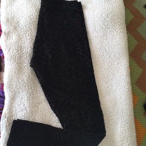 Burned Velvet Leggings